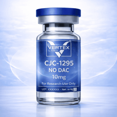 Vial of CJC ND research peptide, Vertex Labs