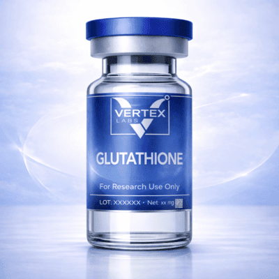Vial of Glutathione research peptide, Vertex Labs