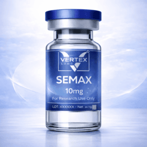 Vial of SEMAX research peptide, Vertex Labs